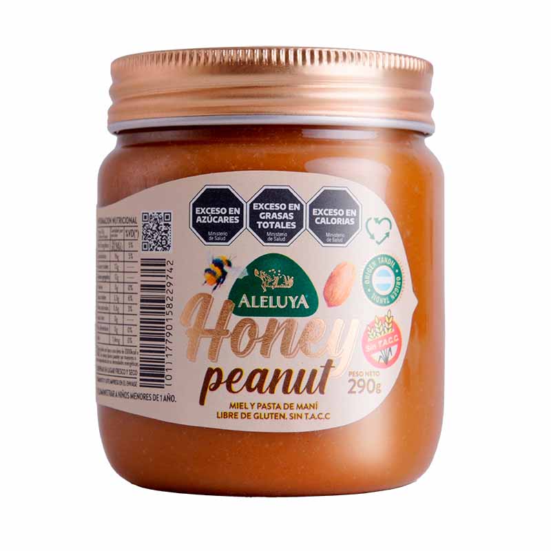 MIEL ALELUYA Honey Peanut 290 Grs
