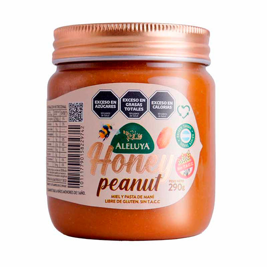 MIEL ALELUYA Honey Peanut 290 Grs