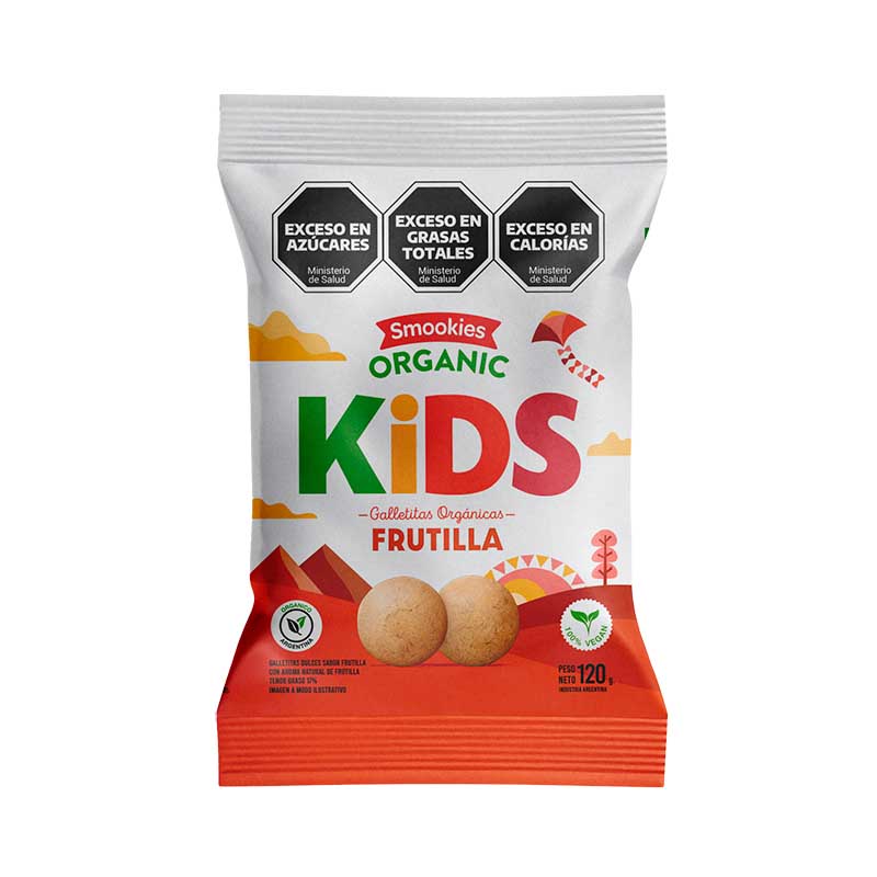GALLETITA SMOOKIES KIDS FRUTILLA 120 Grs