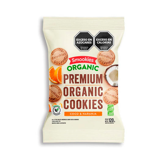 GALLETITA SMOOKIES COCO Y NARANJA 120 Grs