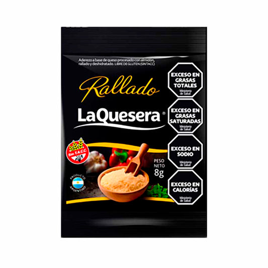 QUESO RALLADO LA QUESERA 8 Grs