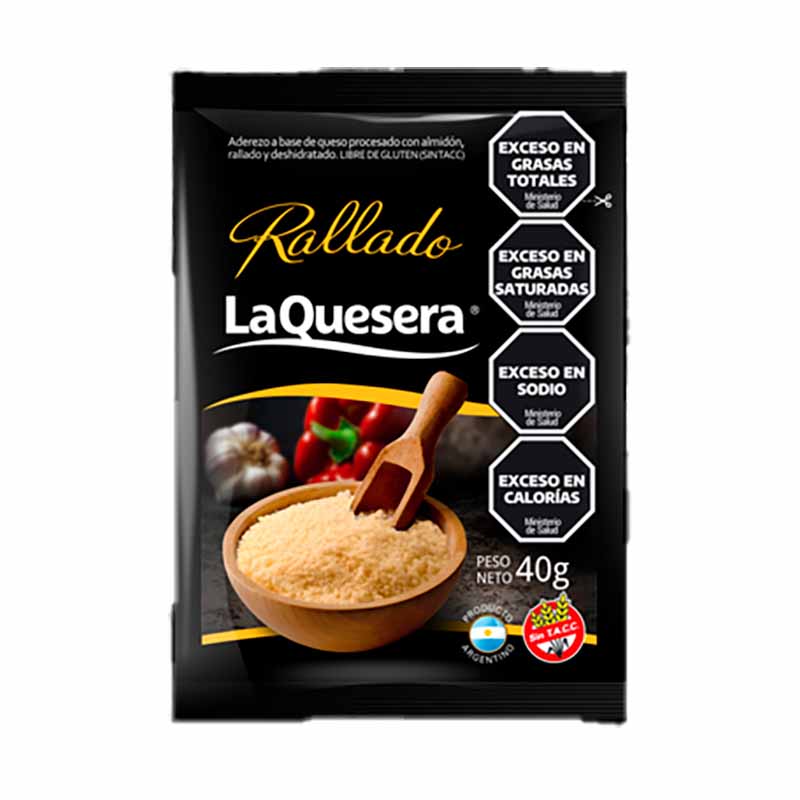 QUESO RALLADO LA QUESERA 40 Grs