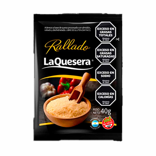 QUESO RALLADO LA QUESERA 40 Grs