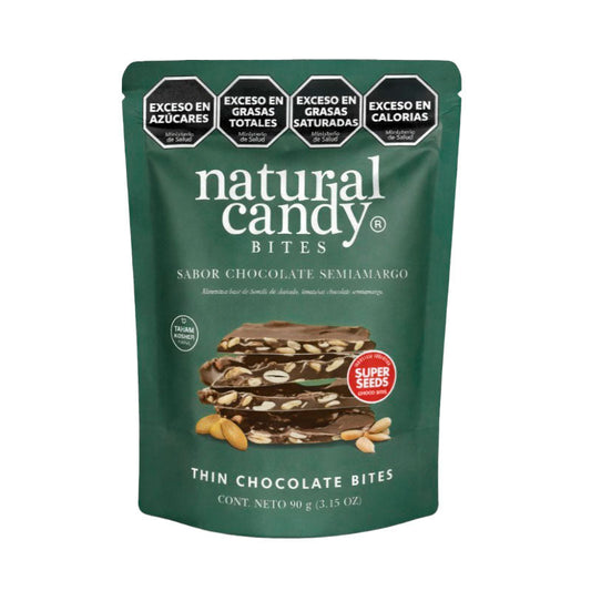 BITES NATURAL CANDY THIN CHOCOLATE 90 Grs