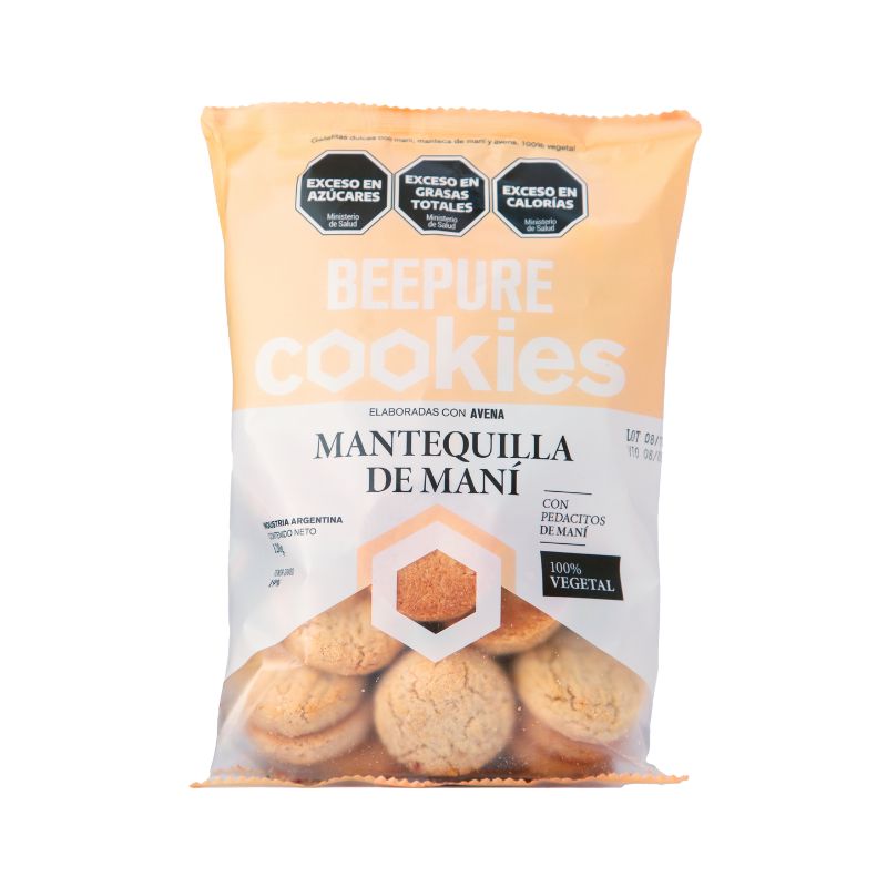 GALLETITA BEEPURE AVENA Y MANTEQUILLA 120 Grs