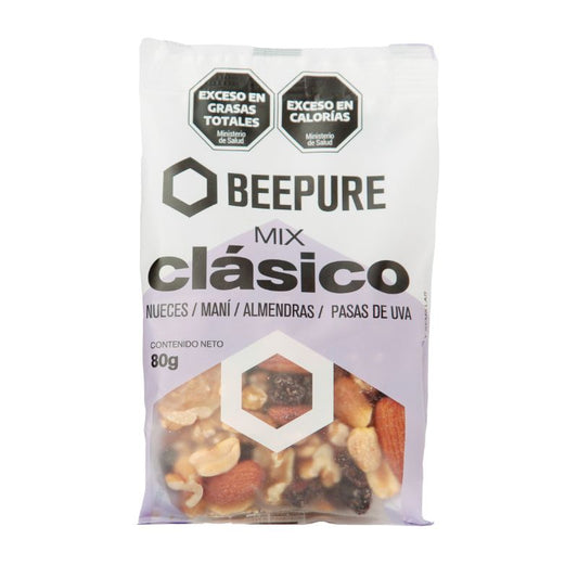 MIX FRUTOS SECOS BEEPURE CLASICO 80 Grs