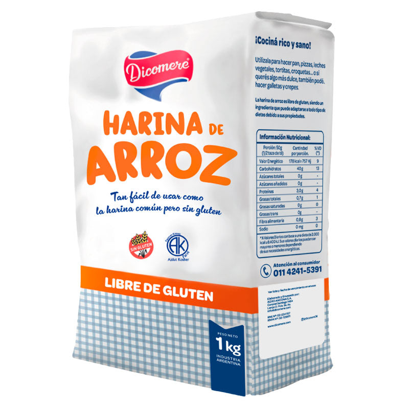 HARINA DICOMERE ARROZ 1 Kgs