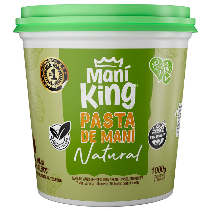 PASTA DE MANI MANIKING NATURAL 1 Kgs