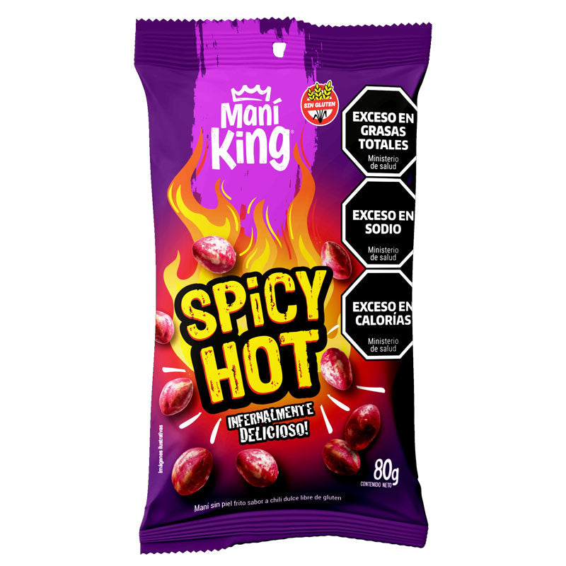 MANI FRITO MANIKING SPICY HOT 80 Grs