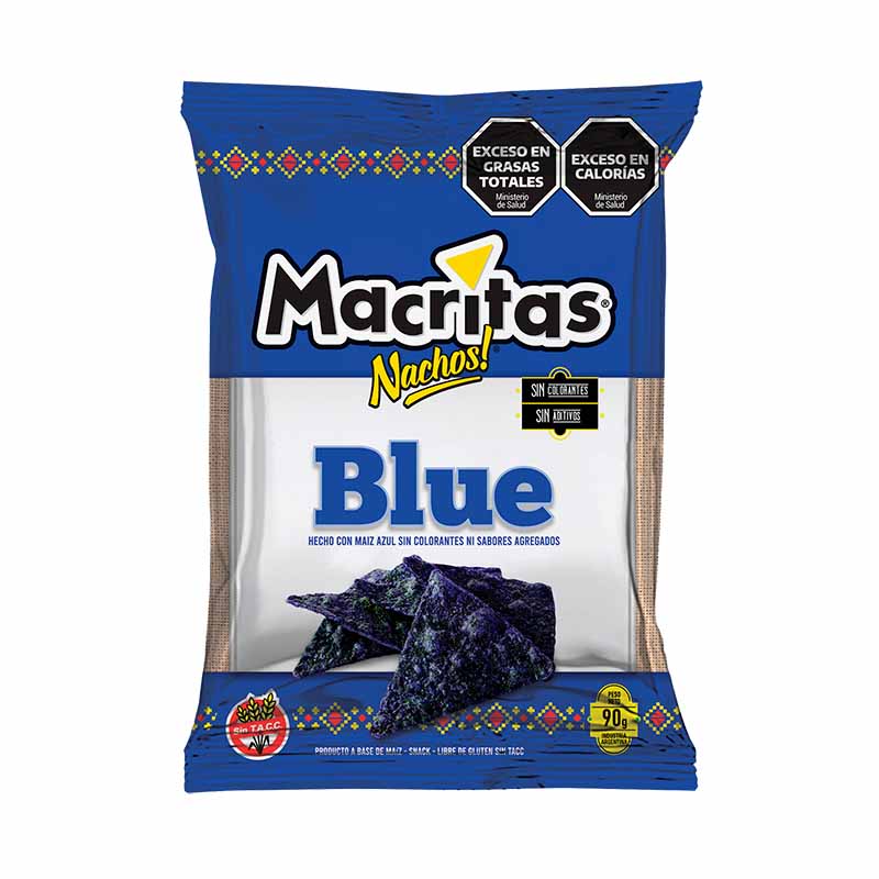 NACHOS MACRITAS BLUE 90 Grs