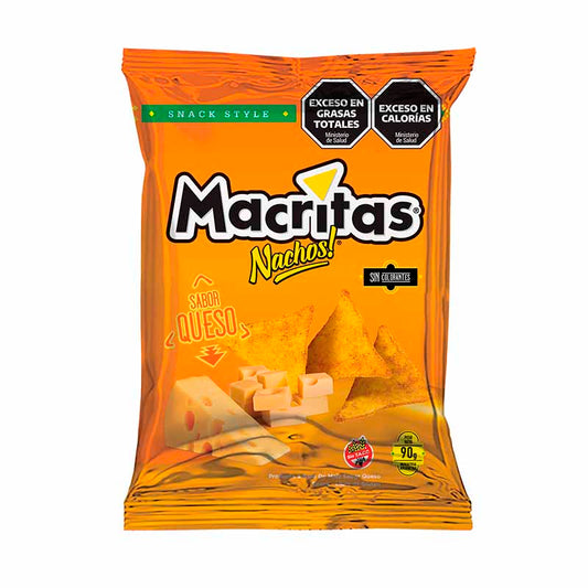 NACHOS MACRITAS QUESO 90 Grs