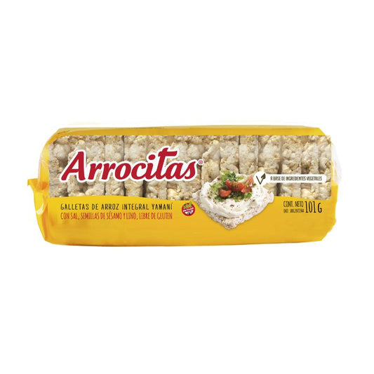 GALLETA ARROZ ARROCITAS C/SAL 101 Grs