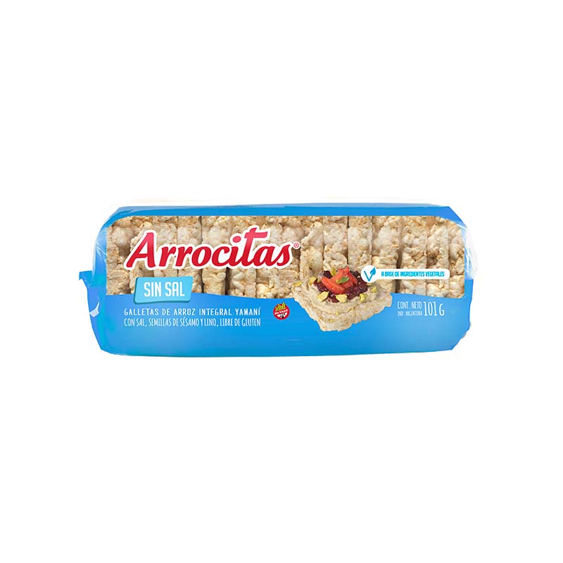 GALLETA ARROZ ARROCITAS S/SAL 101 Grs