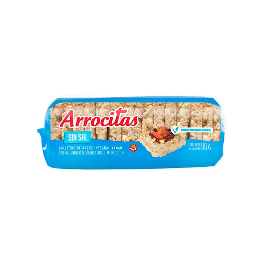 GALLETA ARROZ ARROCITAS S/SAL 101 Grs