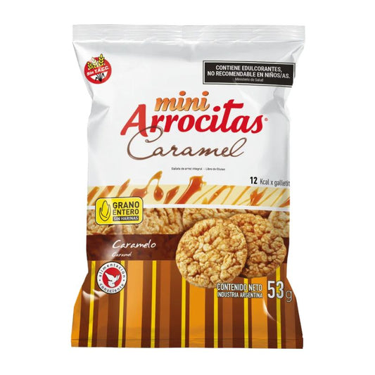 GALLETA MINI ARROCITAS CARAMEL 53 Grs