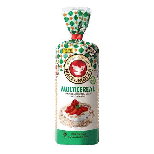 GALLETA ARROZ MACROBIOT MULTICEREA 102 G