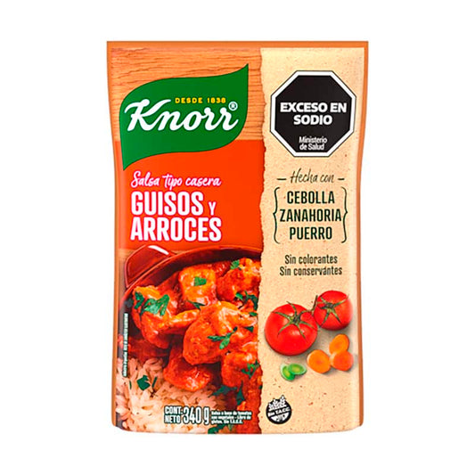 SALSA KNORR GUISO/ARROZ 340 Grs