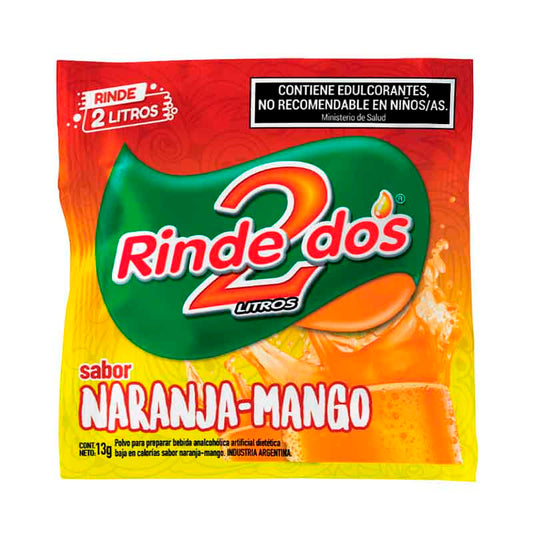 JUGO POLVO RINDE DOS NJA/MANGO 13 Grs