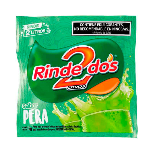 JUGO POLVO RINDE DOS PERA 13 Grs