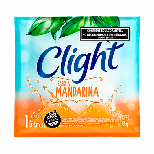 JUGO POLVO CLIGHT MANDARINA 8 Grs