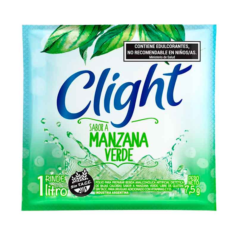 JUGO POLVO CLIGHT MZNA.VERDE 7.5 Grs