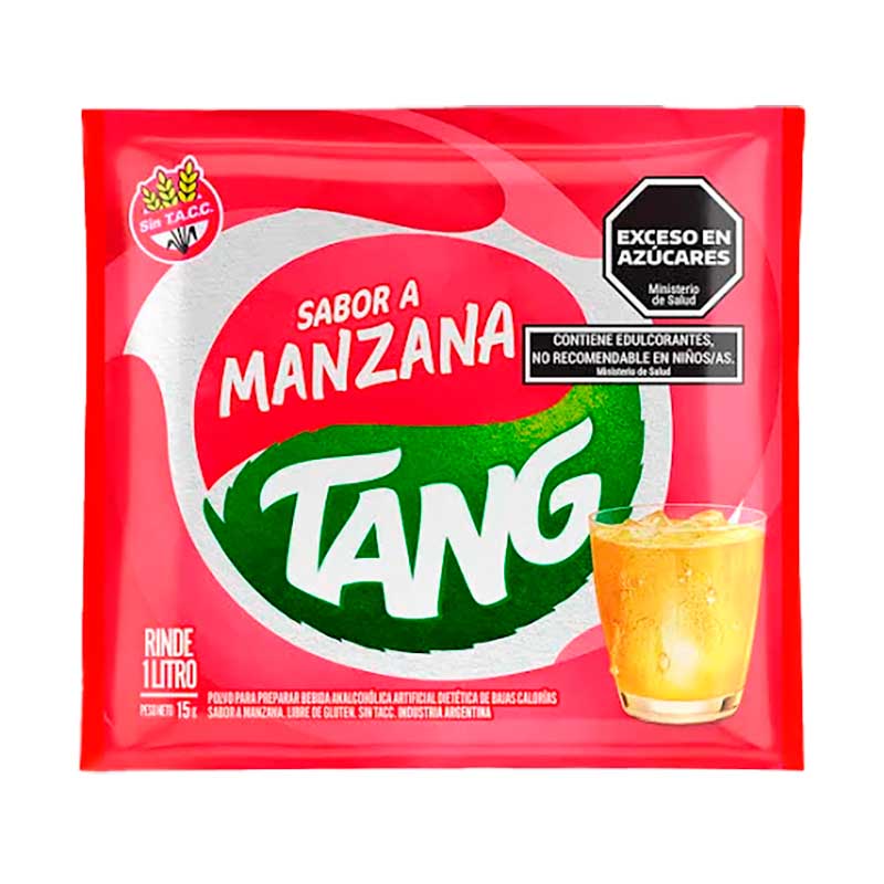 JUGO POLVO TANG MANZANA 18 Grs