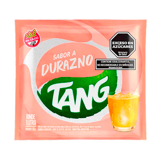 JUGO POLVO TANG DURAZNO 18 Grs