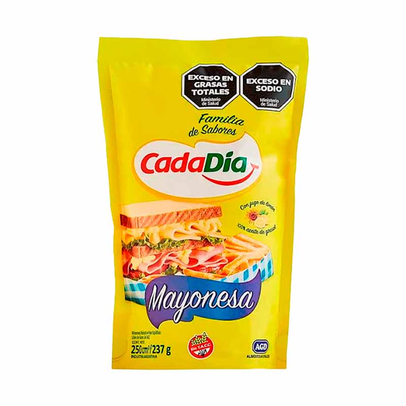MAYONESA CADA DIA D/P 250 Grs