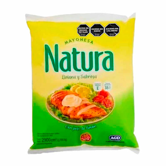 MAYONESA NATURA BOLSA 2.9 Kgs