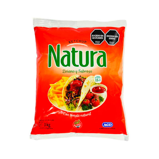 KETCHUP NATURA BOLSA 3 Kgs