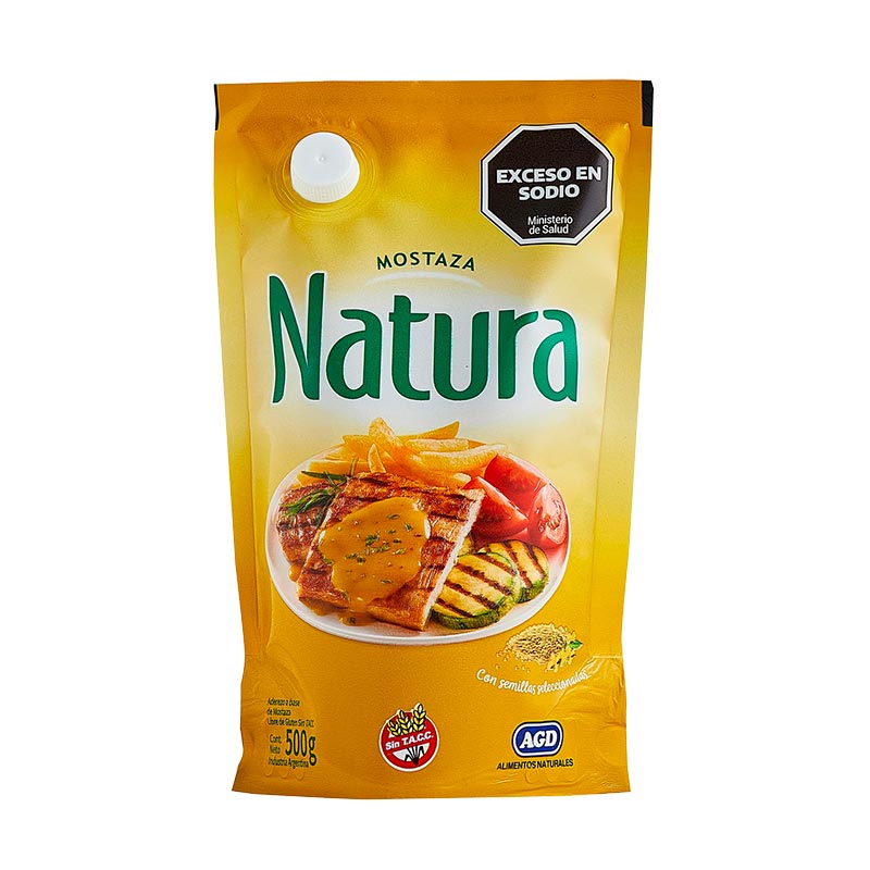 MOSTAZA NATURA D/P 500 Grs