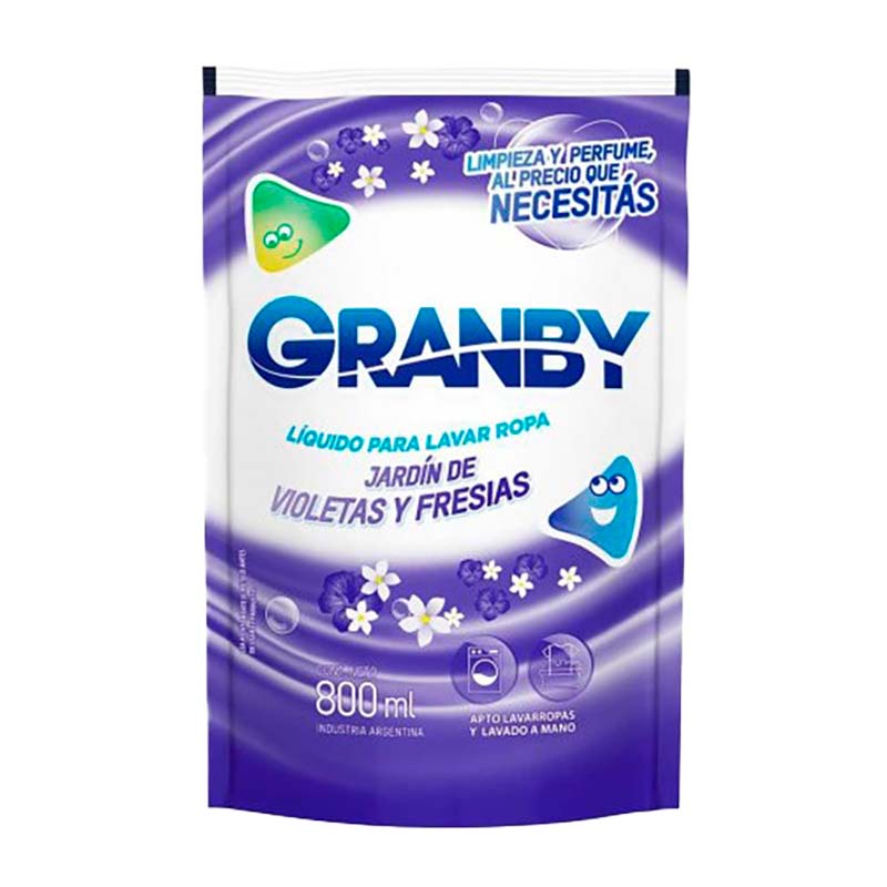 JABON LIQ. GRANBY VIOL/FLOR 800 ml.