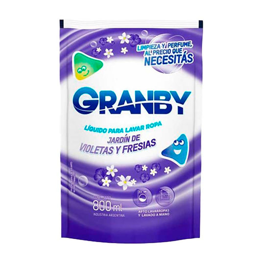 JABON LIQ. GRANBY VIOL/FLOR 800 ml.