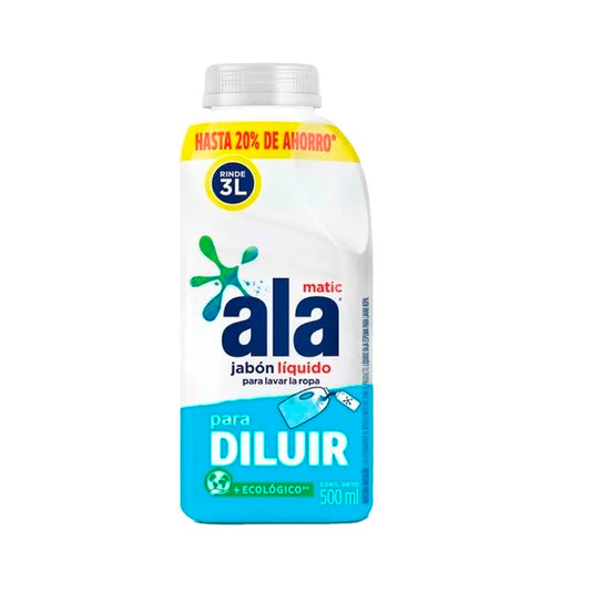 JABON LIQ. ALA P/DILUIR 500 ml.