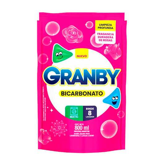 JABON LIQ. GRANBY ROSAS 800 ml.