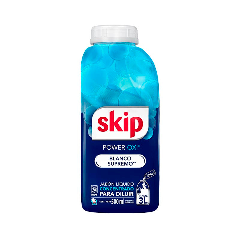 JABON LIQ. SKIP POWER OXI P/DILUIR 500 ml.