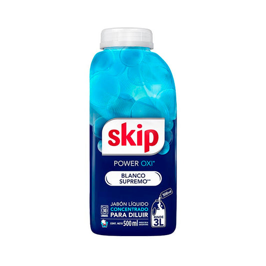 JABON LIQ. SKIP POWER OXI P/DILUIR 500 ml.