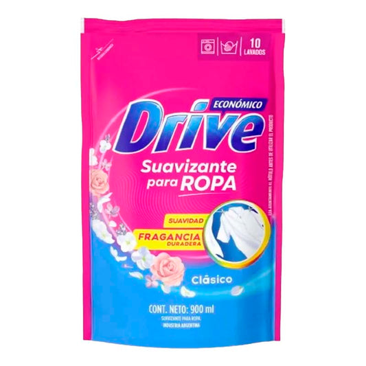 SUAVIZANTE DRIVE CLASICO 900 ml.