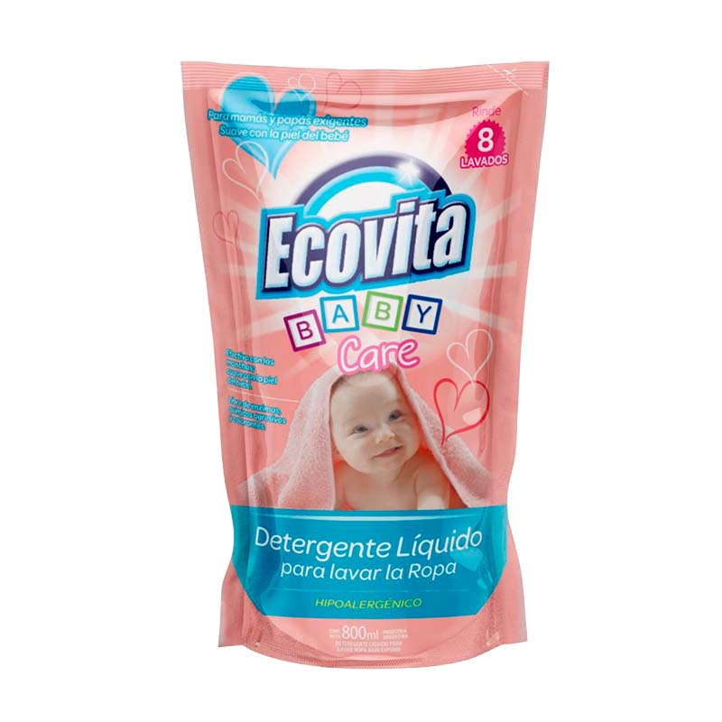 JABON LIQ. ECOVITA BABY CARE 800 ml.