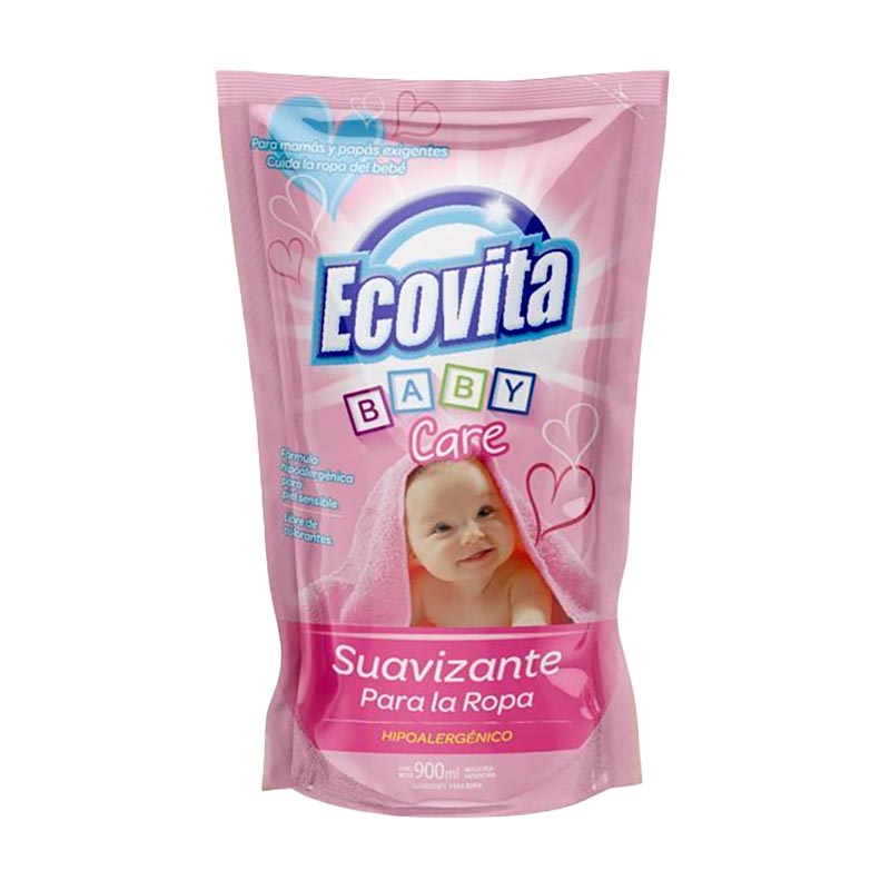 SUAVIZANTE ECOVITA BABY CARE 900 ml.