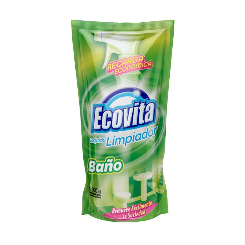 LIMPIADOR ECOVITA BA�O D/P 500 ml.