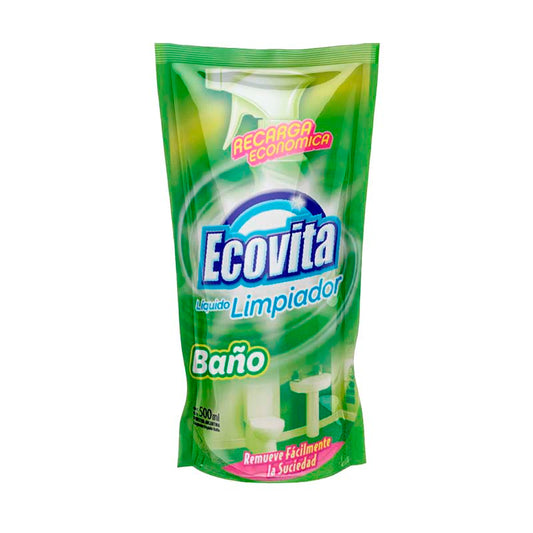 LIMPIADOR ECOVITA BA�O D/P 500 ml.