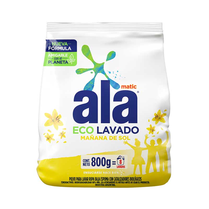 JABON POLVO ALA MAÑANAS SOL 800 Grs
