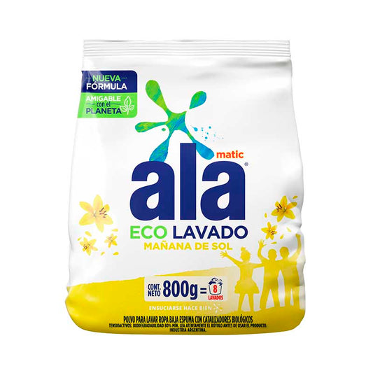JABON POLVO ALA MAÑANAS SOL 800 Grs
