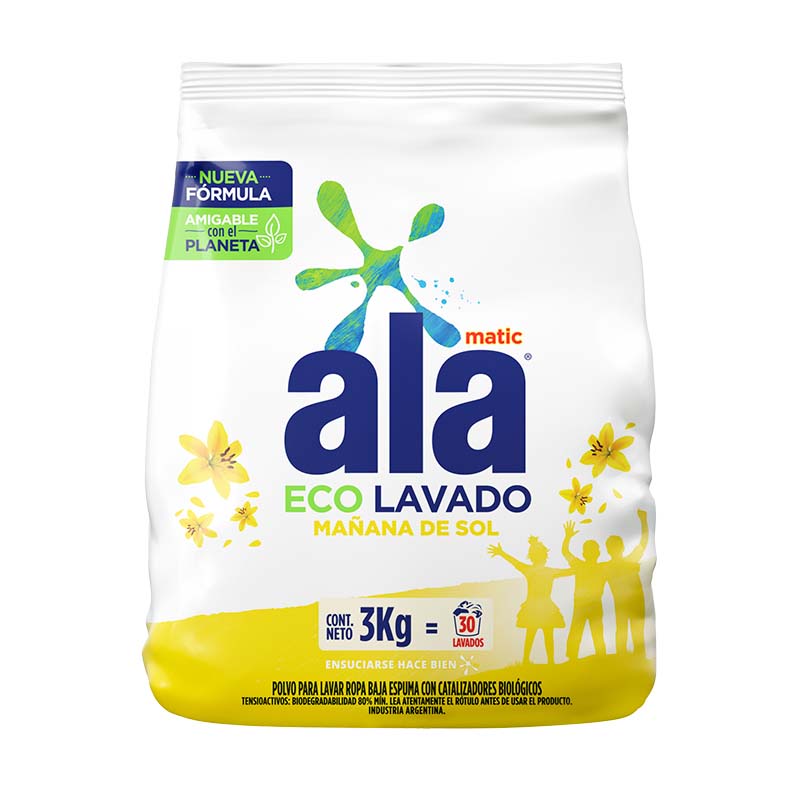 JABON POLVO ALA MA�ANAS SOL 3 Kgs