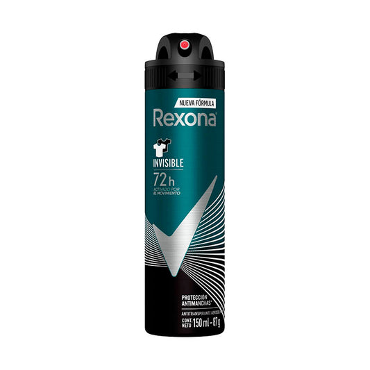 DESODORANTE REXONA MEN INVISIBLE 150 ml.