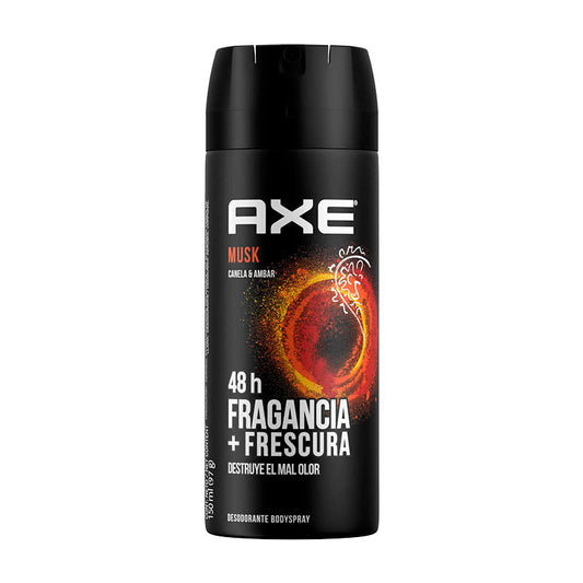 DESODORANTE AXE MUSK 150 ml.