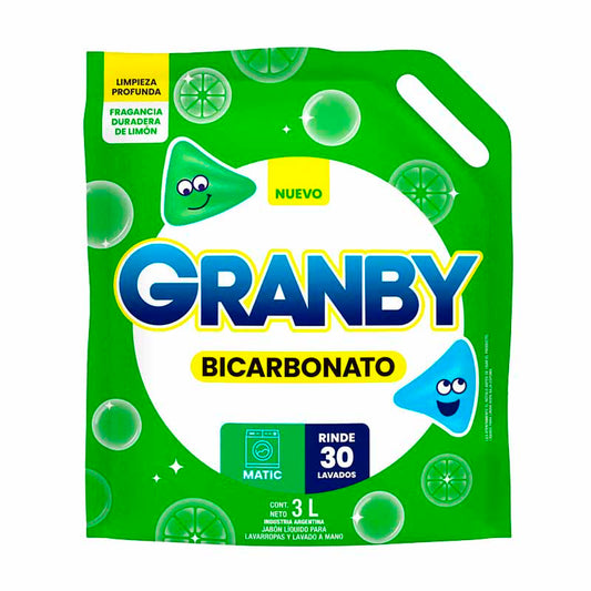 JABON LIQ. GRANBY LIMON 3 Lt.