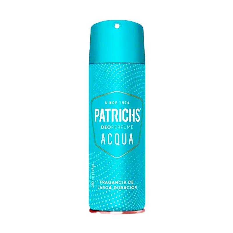 DESODORANTE PATRICHS ACQUA 230 ml.