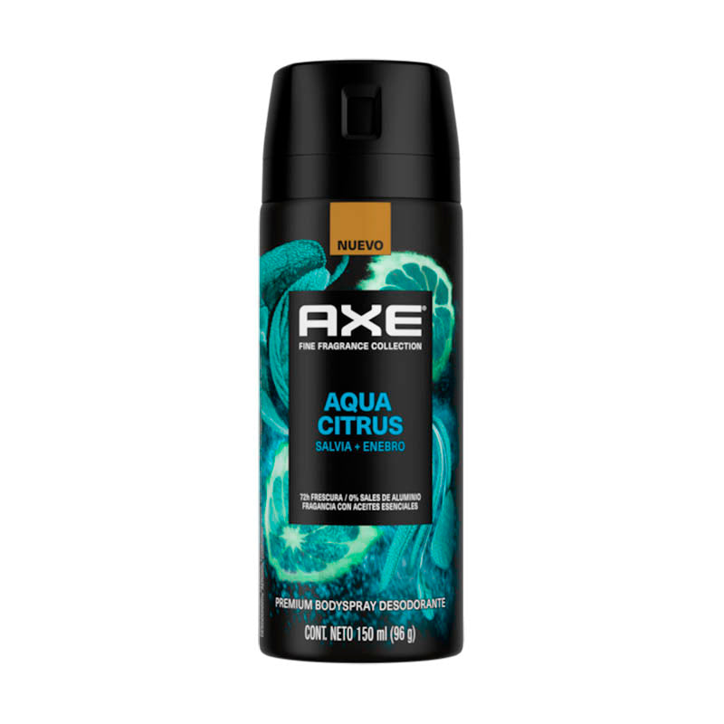 DESODORANTE AXE AQUA CITRUS 150 ml.